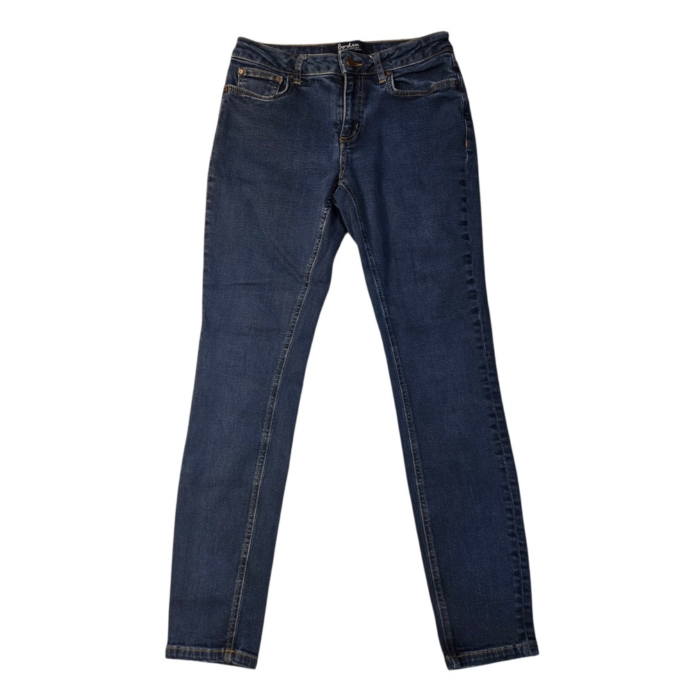 Boden Womens 6P The Soho Skinny Jeans Dark Wash Indigo Denim Stretch Slim Fit‎